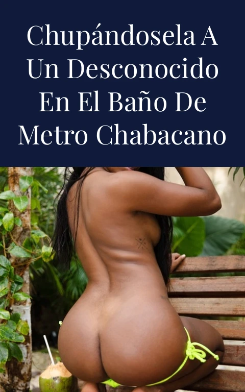 Chupándosela a un desconocido en el baño de Metro Chabacano