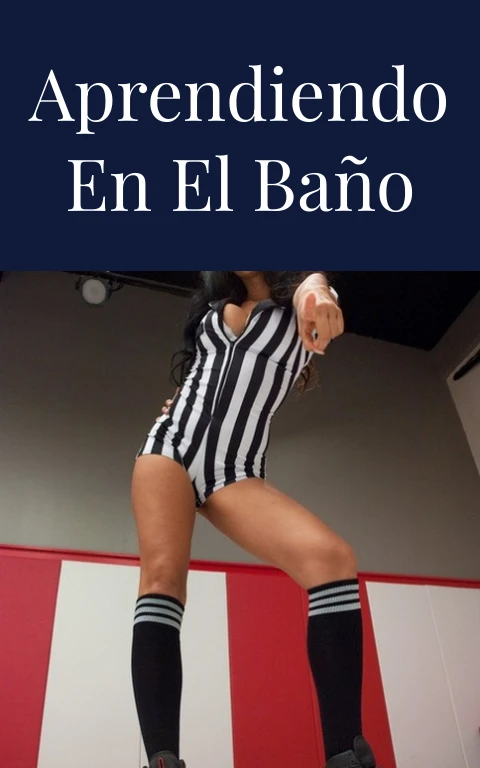 Aprendiendo en el baño